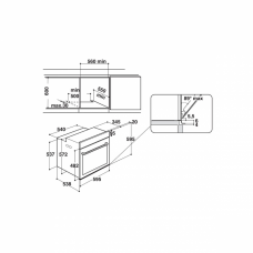 Cuptor electric Hotpoint Ariston FI7 861 SH WH